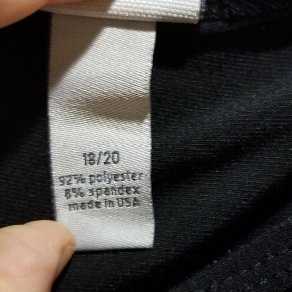 Venezia Black Professional Top in Size 18/20 - Picture 4 of 6